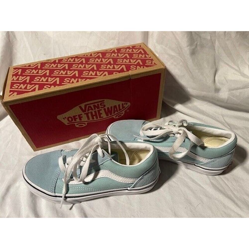 VANS Youth Skater Shoes Sneakers Youth Kids 2 Old Skool Skateboard Athletic NEW - Picture 8 of 11